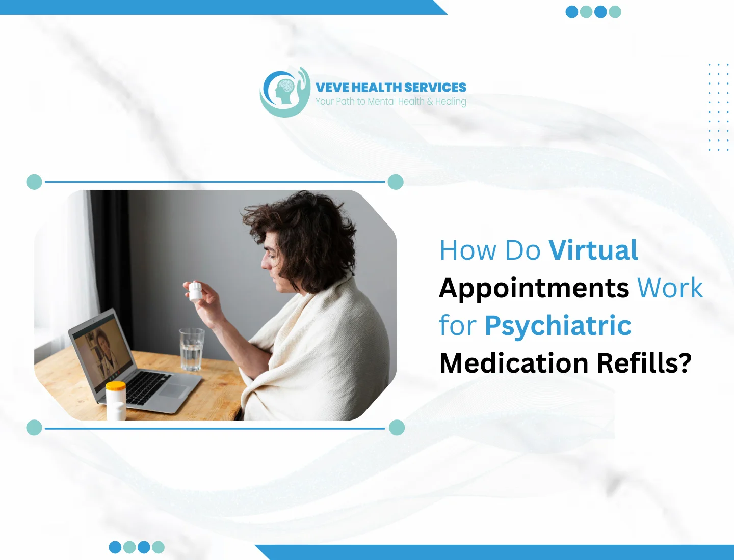 Virtual Appointments Work for Psychiatric Medication Refills